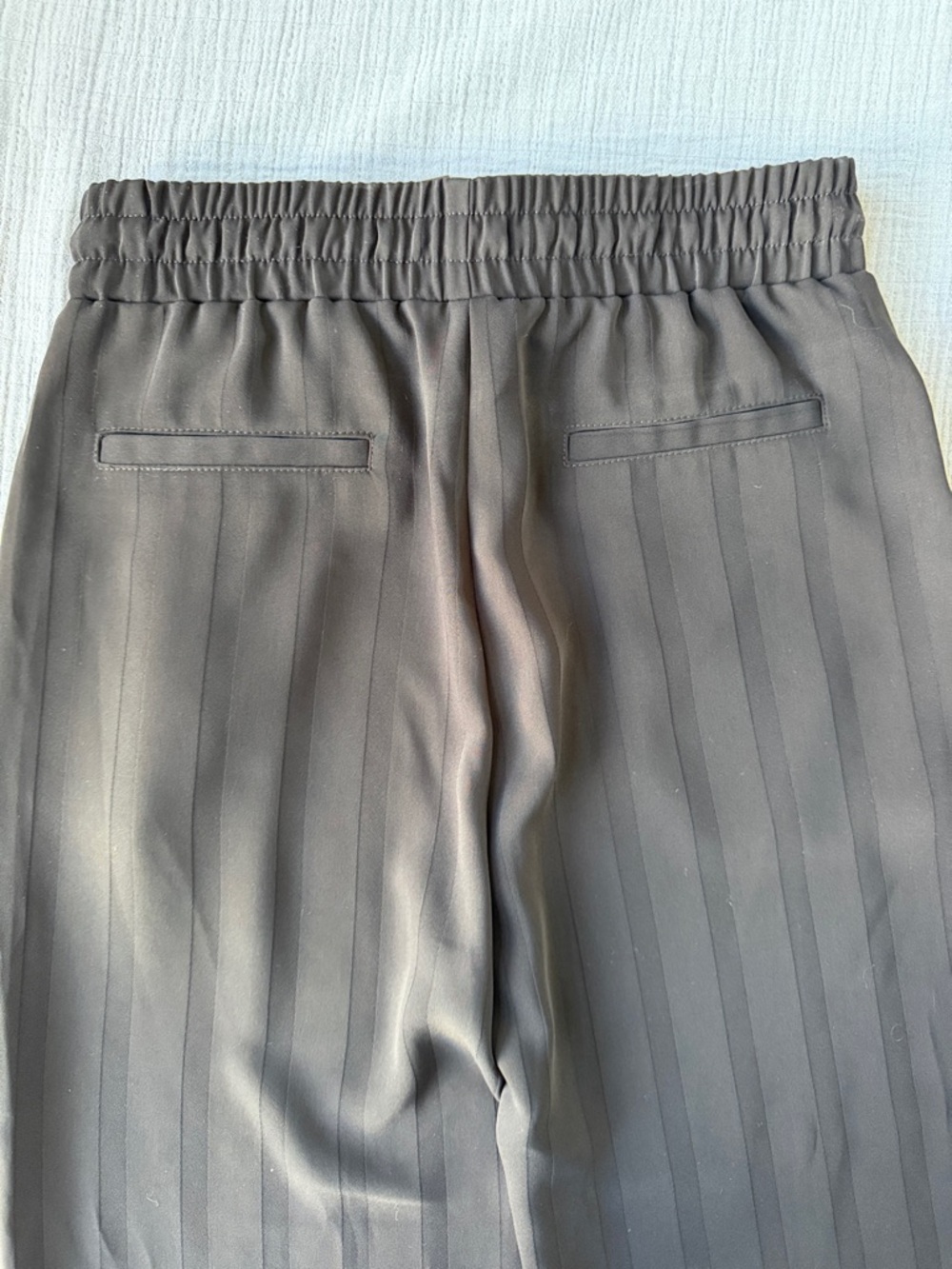 The Range Tonal Stripe Crepe Pant with Elastic Waist NWT - Picture 9 of 12